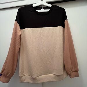 Colorblock Long Sleeve Sweater
